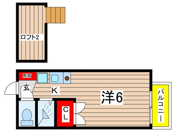 ハイツ玉城の物件間取画像